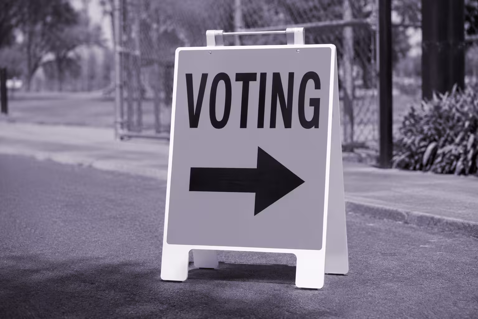 vote sign